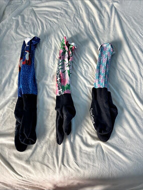 Equine Couture OTC Boot Socks Floral 3-Pair Set